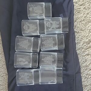 Brand new Christmas shot glasses